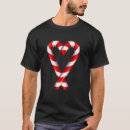 Search for candy cane heart tshirts White