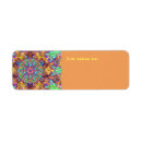 Search for mandalas return address labels Colourful