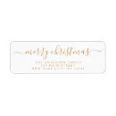 Search for gold calligraphy return address labels Script