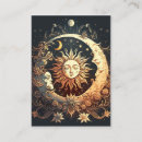 Search for sun and moon business cards Stars