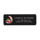 Search for rustic chalkboard return address labels Floral