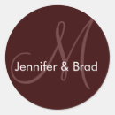 Search for bride groom names stickers Initial