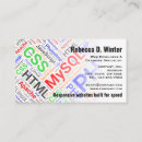 Search for develop business cards Unique