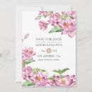 Search for lotus flower save the dates Pink