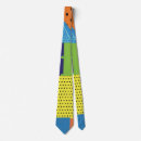 Search for orange and teal ties Colourful
