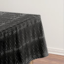 Search for black silver tablecloths Pattern