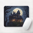 Search for spooky house mousepads Haunted