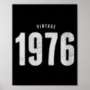 Search for 1976 birthday posters Retro