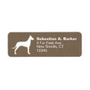 Search for great dane dog return address labels Pets