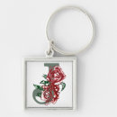 Search for letter j key rings Floral