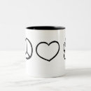 Search for peace love dogs mugs Cute