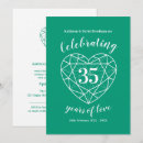 Search for 35 years invitations Anniversary