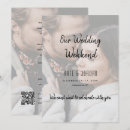 Search for weekend itinerary wedding invitations Modern