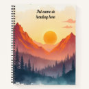 Search for sunrise sunset notebooks Boho