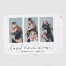 Search for fathers day golf towels Dad birthday