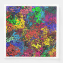 Search for black and white abstract napkins Colourful