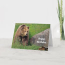 Search for brown bear birthday cards Grizzly