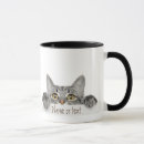 Search for cute grey cat mugs Watercolor