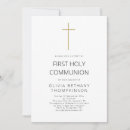 Search for black white first communion invitations Elegant