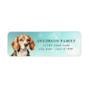 Search for beagle puppy return address labels Beagles