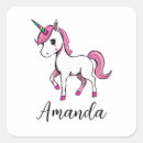 Search for cute cartoon unicorn stickers Pink