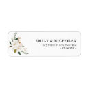 Search for winter foliage return address labels Elegant