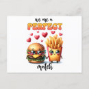 Search for burger postcards Fries