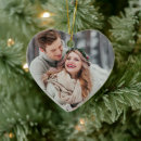 Search for heart shaped shape christmas tree decorations Just married