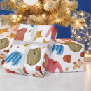Search for babys first christmas wrapping paper Watercolor