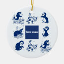 Search for penguins christmas tree decorations White