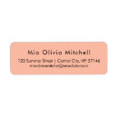 Search for e return address labels Minimalist
