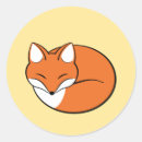 Search for sleeping cartoon stickers Fox