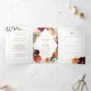 Search for red and purple wedding invitations Watercolor floral