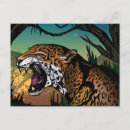 Search for leopard pattern postcards Cat