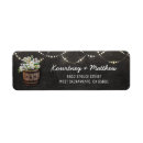 Search for vineyard return address labels Rustic