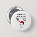 Search for red nose reindeer badges Cute