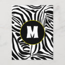 Search for zebra pattern postcards Jungle
