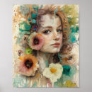 Search for woman abstract posters Flowers