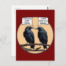 Search for cartoon crow postcards Crows