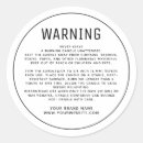 Search for warning labels Minimalist