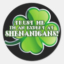 Search for st paddys day stickers four leaf clover