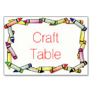 Search for kids birthday party table cards Colourful