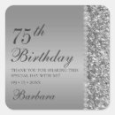 Search for 75th birthday stickers Elegant