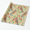 Search for horned wrapping paper Bird
