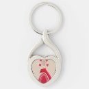 Search for heart women key rings Cute