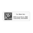 Search for initial c return address labels Letter