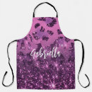 Search for purple glitter aprons Chic