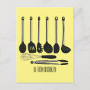 Search for utensils postcards Cooking