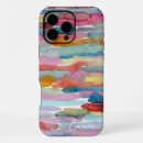 Search for watercolor brush strokes iphone cases Pink
