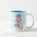Search for blue snowflake mugs Pink